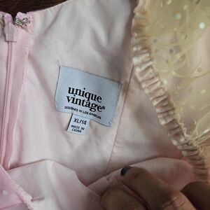 Unique Vintage XL/14 multi color dress.